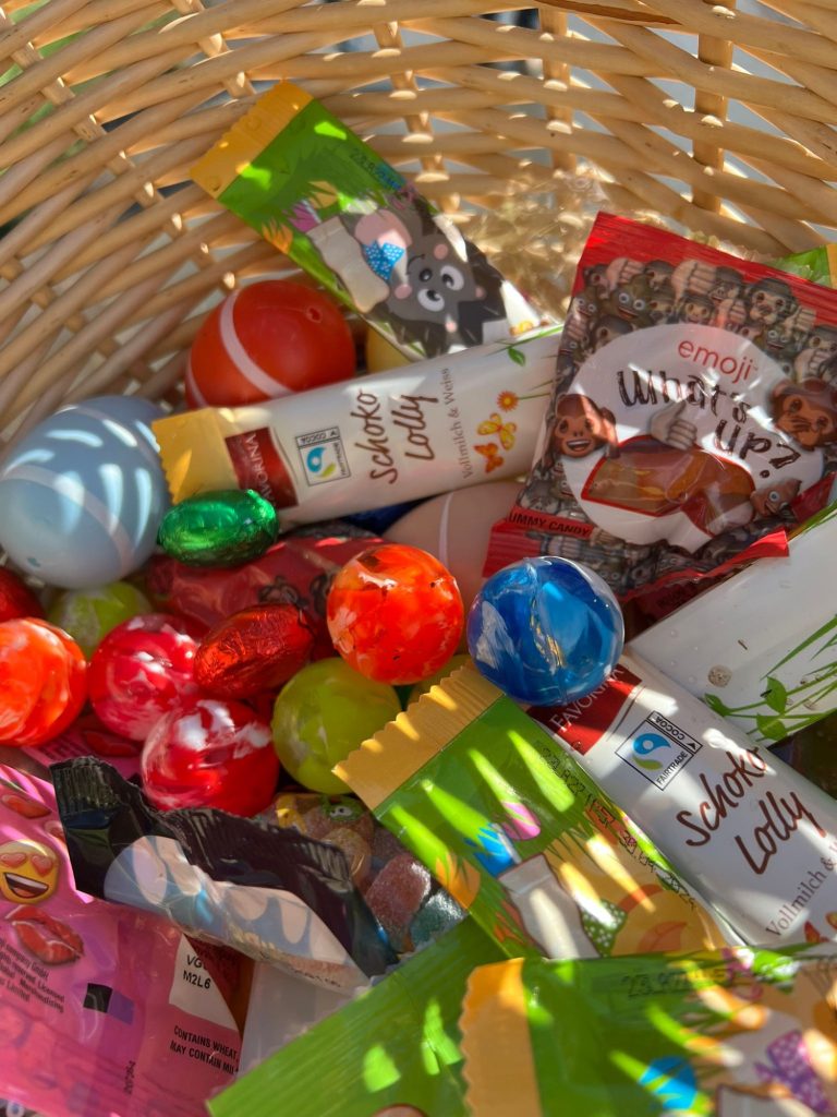 der Osterhase die Kinder auch besucht